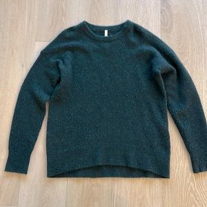 Dark Green Wool Sweater from ARITZIA (Babaton)